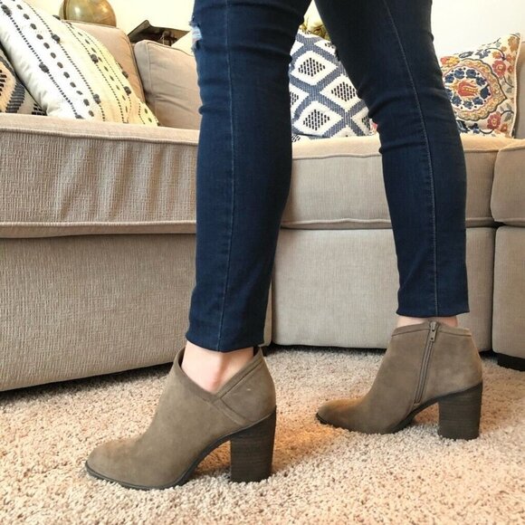 Lucky Brand Womens Salza Booties Brindle Brown Size 11 - Picture 2 of 7